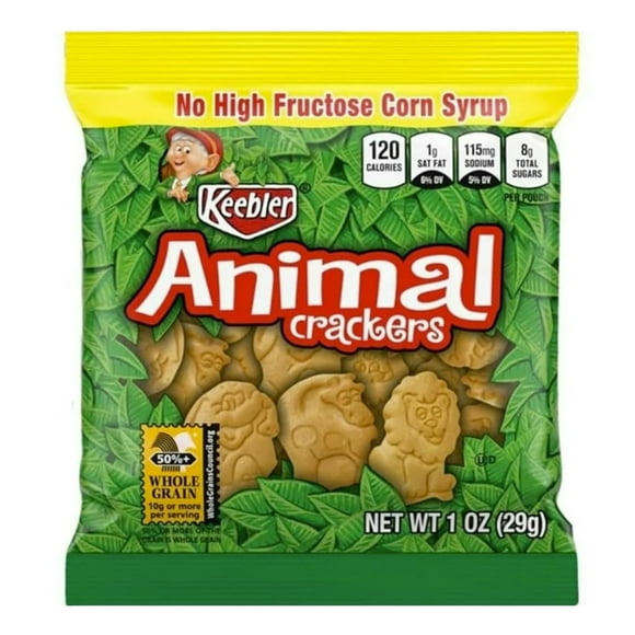 Keebler Animal Cracker Cookies, 1 Oz l Pack of 25
