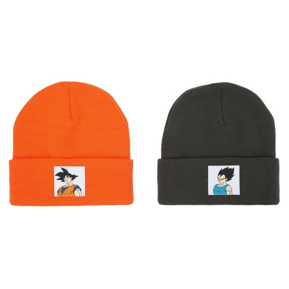 Dragon Ball Z Goku Vegeta 2 Pack Beanie Set