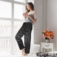 thumbnail image 5 of Sikiie Black And White Dotted Women’s Lounge Pants, Lounge Pants Sleep Bottoms, Lounge for Women, Womens Pajama Pants -Small, 5 of 6