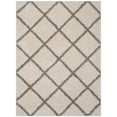 thumbnail image 2 of SAFAVIEH New York Parker Geometric Diamonds Area Rug, Ivory/Grey, 6'7" x 6'7" Square, 2 of 6