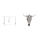 thumbnail image 1 of Mesa auxiliar redonda de acrílico,Mesa auxiliar redonda de acrílico,mesita de noche.,Escultura de pared de calavera,Estatua decorativa de pared con cabeza de vaca de resina,Adornos de pared, 1 of 8