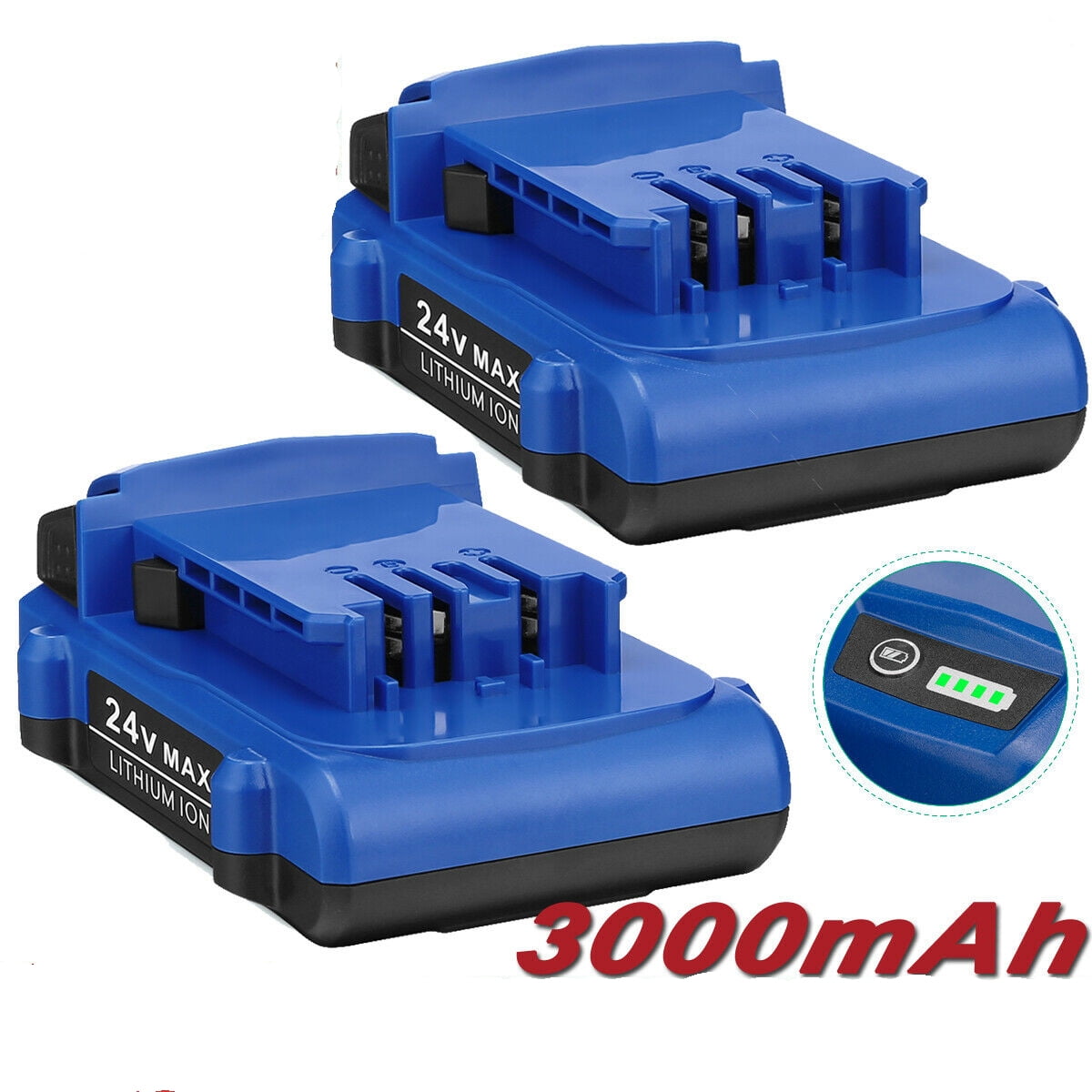 3.0Ah Replacement for Kobalt 24V LithiumIon Battery KB62403 KB52403