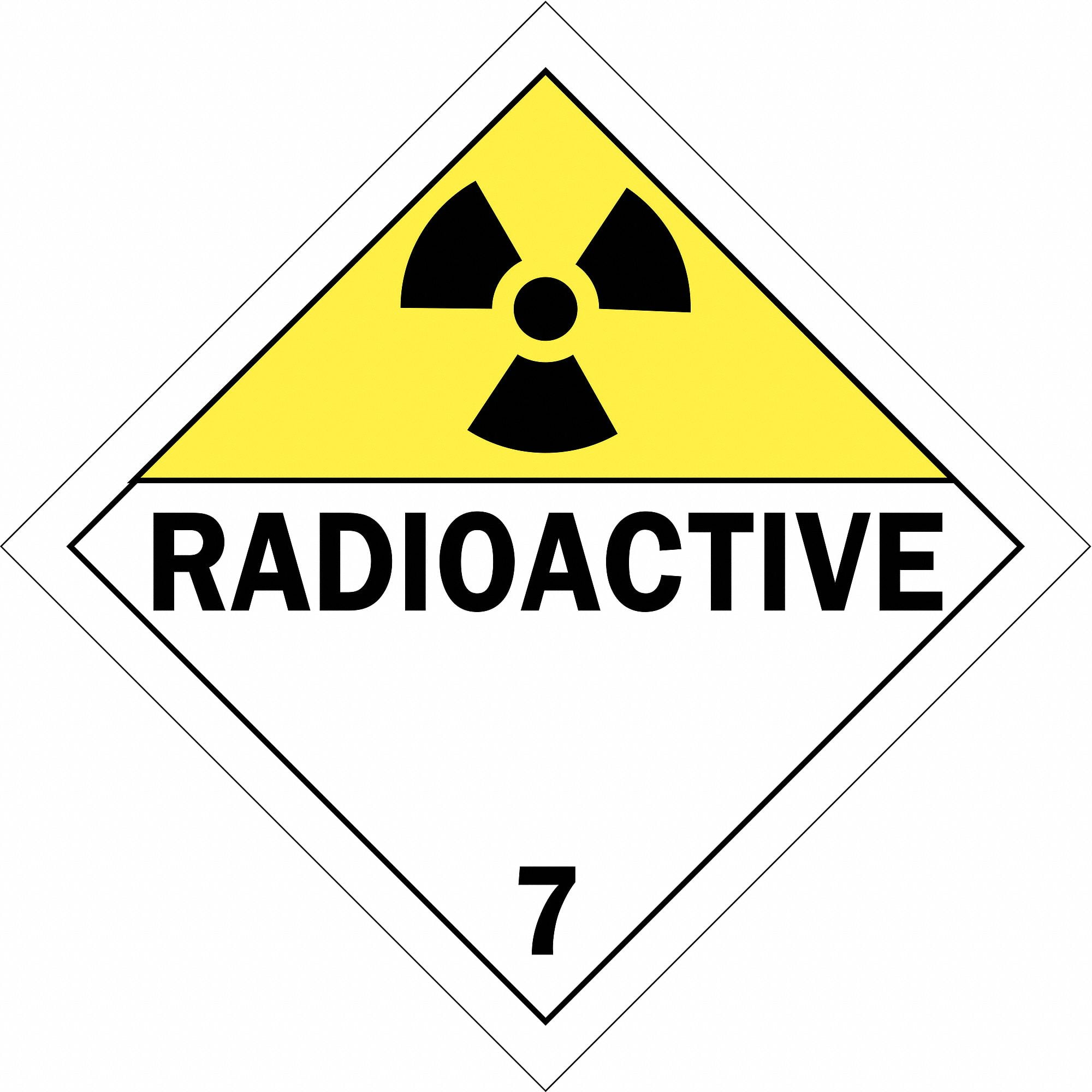 Brady DOT Container Placard, Container Label/Placard Type Hazardous