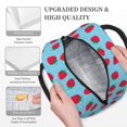 thumbnail image 3 of Yiaed Strawberries Print Lunch Bag Adult Insulated Lunch Box, Leakproof Cooler Food Lunch Containers Reusable High Capacity Lunch Tote Bags-One Size, 3 of 6