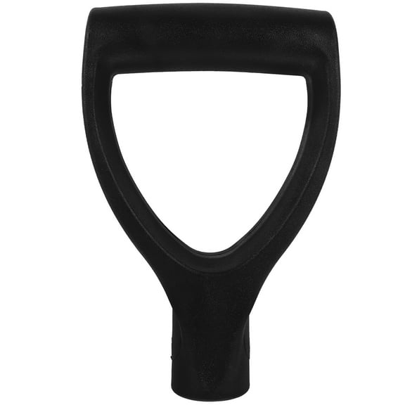 SEWCHICS Black Plastic Replacement Shovel Handle with Anti-Grip Design, 1 Piece for Garden Tool Repair