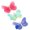 C, variant on WIFKLSIIPG Butterfly Hair Clips Glitter Barrettes Butterfly Snap Hair Clips Hair Accessories