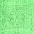 thumbnail image 1 of Ahgly Company Indoor Square Persian Emerald Green Traditional Area Rugs, 8' Square, 1 of 4