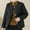 Black, variant on Fashionable Thickened Jacket Women's Style Outerwear Casual Coat Maternity Jacket Women Zipper Coat Women Olive down Coat Women Stiles Jacket Insulated down Jackets Women Small Jacket Maternity Coats