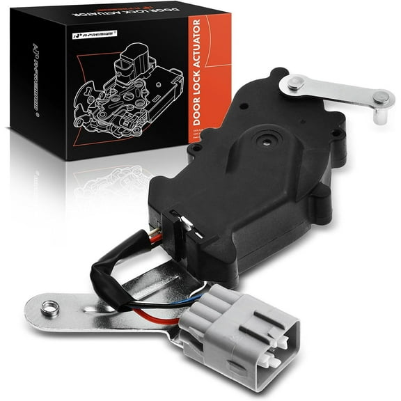 A-Premium Door Latch Lock Actuator Compatible with Toyota Vehicles - T100 1993 1994 1995 1996 1997 1998, Extended Cab Pickup, Standard Cab Pickup - Front Right Passenger Side, Replace# 69120-34010