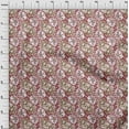 thumbnail image 4 of oneOone Viscose Chiffon Pink Fabric Abstract Craft Projects Decor Fabric Printed By The Yard 42 Inch Wide, 4 of 5