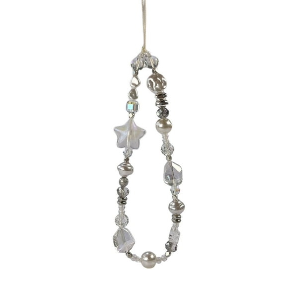 Fashion Cute Cellphone Lanyard Bracelet Mobile Phone Strap Elegant Colorful Beaded Pendant Anti-Lost Wrist Chain Jewelry