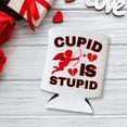 thumbnail image 3 of Cupid is Stupid Funny Valentine's Day Can Coolers - Valentine's Day Coolies - Valentine's Party Beer Holder - Holiday Party Gift, 3 of 4
