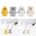 thumbnail image 4 of GROWTH TANK 4 Pcs Support de Brosse à Dents en Résine pour Enfants et Adultes Porte-Stylo Crayon, 4 of 9