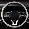 thumbnail image 2 of Funda universal antideslizante para volante de coche WEIHJMXG piel sintética, 2 of 3