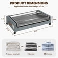 thumbnail image 3 of Under Bed Storage with Wheels, 2 Pack Under Bed Storage Containers with Clear Lids, Rolling Organizer Drawers for Clothes Shoes Blankets, 3 of 7