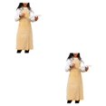 thumbnail image 3 of Baohd Multi-purpose Work Apron Versatile For Kitchen And Artist Anti-wrinkle And Durable Canvas Work Apron khaki 2Set, 3 of 6