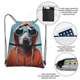 thumbnail image 3 of Easygdp Cool Dog In Hoodie Drawstring Backpack Gym Bag,Sport Gym Sackpack,Gym Sack with Side Pocket for Men Women, 3 of 6