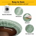 thumbnail image 3 of Elastic Fitted Round Tablecloth, Sage Green Waterproof Stretch Table Cover for 45"-54" Tables, Vintage Modern Abstract Art Ombre Washable Outdoor Tablecloths for Patio, Picnic, Camping, 3 of 9