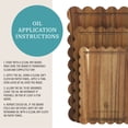 thumbnail image 3 of The Pioneer Woman 3-Piece Mini Acacia Wood Scalloped Cutting Boards Set, 3 of 13