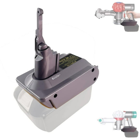 V7V8 Adapter for Dyson V7 and V8, for Makita 18V Battery Work for Dyson Animal V7 V8 Absolute V7 V8 Motorhead Pro, TriggerFluffy HEPA SV11 SV10 Vacuum