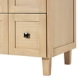 thumbnail image 7 of Ariel Monroe 43 Inch Single Rectangular Sink Bathroom Vanity With Pure White Quartz Countertop 1.5 inch Edge In Oak, 7 of 7