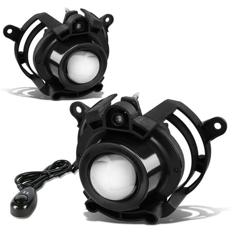 For 2008 to 2014 Cadillac CTS (Non V Model) Pair of Bumper Driving Fog Lights + Wiring Kit + Switch (Clear Lens) 09 10 11 12