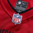 thumbnail image 4 of Men's Nike Kindle Vildor  Red Tampa Bay Buccaneers Team Game Jersey, 4 of 6