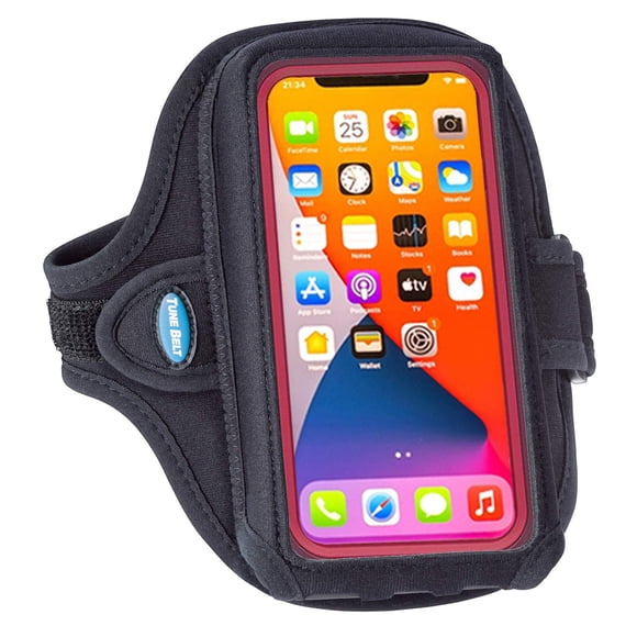 Brazalete para teléfono móvil Tune Belt AB92, resistente al sudor, negro