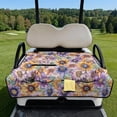 thumbnail image 2 of Yuyamidu Boho Mandala Flower Golf Ball Golf Cart Seat Cover for Women Colorful Floral Golf Cart Seat Towel Blanket Portable Golf Cart Seat Towel with 4 Pockets Fits 2-Seat Golf Carts, 2 of 7