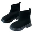thumbnail image 2 of Fozruso Girls Knit Ankle Boots Stretch Elastic Comfortable Casual Winter Booties For Toddler Youth Kids,Classic Ankle Boots Sizes 6.5 Little Kid(1-1.5 Years), 2 of 6