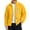 Yellow, variant on Mens Polar Fleece Jacket Long Sleeve Stand Collar Polar Jackets Lightweight Full Zip Jackets Outdoor Coat Soft Warm Fleece Jacket