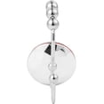 thumbnail image 3 of Stainless Steel Rust Resistant Double Hooks Glide Shower Ring Hangs For Both Shower Curtain And Liner 12-Pack, 3 of 8