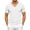 White, variant on yillto Mens V Neck Shirts Cotton Short Sleeve Breathable Big and Tall Tops Summer Loose Plain Tee