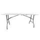 thumbnail image 4 of Mesa plegable de 1,8 m, versátil, estable, portátil, para interior y exterior, de plástico, para banquetes, picnics, fiestas, camping, 4 of 15