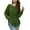 Army Green, variant on XMMSWDLA Women Crewneck Long Sleeve Knitted Sweater 2024 Soft Solid Pullover