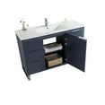 thumbnail image 4 of Fine Fixtures Opulence Collection 48 in. W x 20 in. D x 33 in. H Bathroom Vanity in Navy Blue with White Ceramic Sink - Chrome hardware, 4 of 8