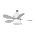 thumbnail image 3 of Ventilador de techo LED con luz E27, luz de ventilador con 4 velocidades de viento, ventilador de refrigeración, lámpara de ventilador de 20W,, 3 of 9