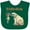Green, variant on Inktastic Life is Better with a Dog Boys or Girls Baby Bib