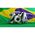 thumbnail image 2 of World Cup 2014 Wall Mural by Wallmonkeys Peel and Stick Graphic (24 in W x 13 in H) WM82298, 2 of 4