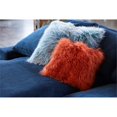 thumbnail image 2 of Moe's Coussin en Fourrure d'Agneau en Orange, 2 of 5
