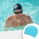 thumbnail image 5 of Uxcell Gorro de Natación de Silicona en Forma de Lágrima para Mujeres y Hombres, Gorro de Natación Impermeable No Deslizante Duradero [Azul Claro], 5 of 6