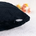 thumbnail image 4 of Unique Bargains Solid Striped Soft Sofa Decorative Pillow Covers (2 Count) Dark Blue 12" x 20", 4 of 6