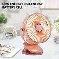 thumbnail image 6 of Super Strong Wind Power Adjustable In Five Gears Clip-on Clamped Placed On The Desk Hanged Three-way Electric Fan Ultra-quiet, 6 of 7