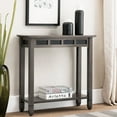 thumbnail image 4 of Design House Console Hall Stand in Smoke Gray and Black Slate, 4 of 19