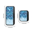 thumbnail image 5 of SEANATIVE Refrigerator Door Handle Covers Set of 6 Washable Electrical Appliance Decor Handles Wear and Tear Prevention Microwave Decor and Accessories, Mermaid Fish Scale Blue Gradient, 5 of 7