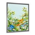 thumbnail image 2 of Designart 'Still Life Of Colorful Wildflowers With Leaves II' Traditional Framed Art Print, 2 of 4
