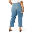 thumbnail image 2 of Levi Strauss Signature Women’s Plus Size Heritage High Rise Straight Jeans, 2 of 4