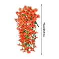 thumbnail image 2 of Clearance, Artificial Hanging Flowers for Outdoor, Simulated Rose Artificial Flower Plastic Flowers Vines Artificial Flowers for Outdoor Home Wedding Garden Yard Hanging Baskets Decoration, 2 of 5