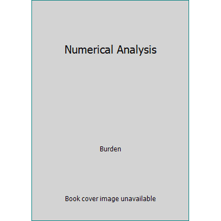 Numerical Analysis, Used [Paperback]