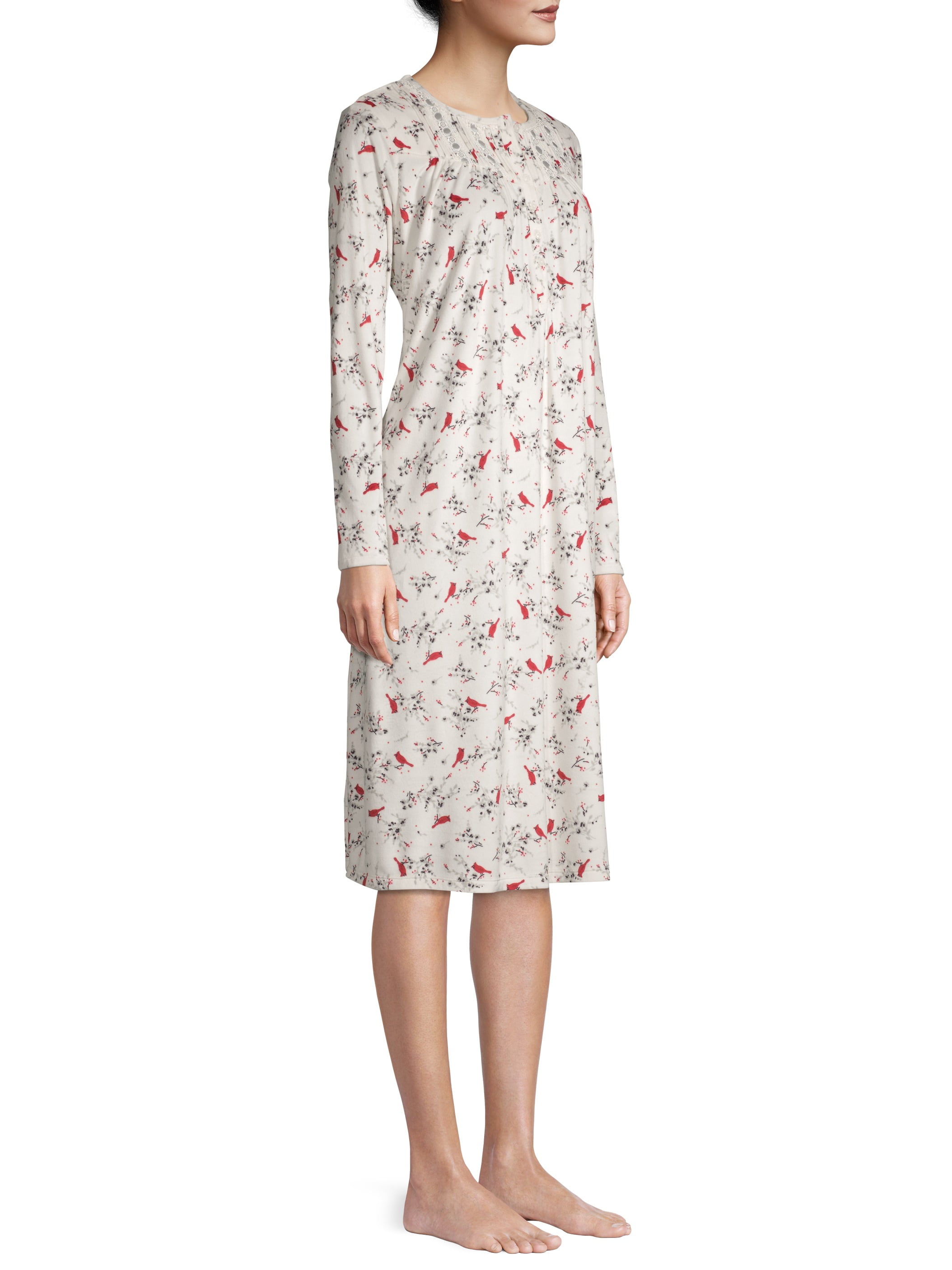 secret treasures long sleeve nightgown